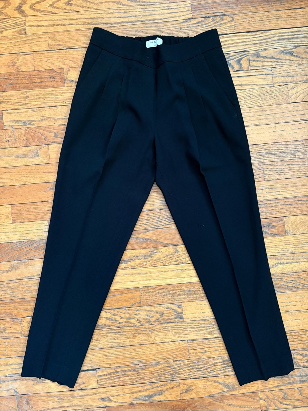 Babaton Black Elastic Waist Pants